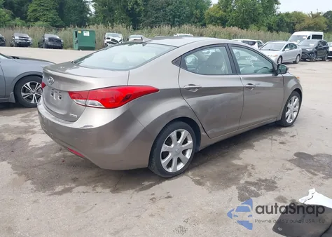2012 Hyundai Elantra Limited z USA, uszkodzony, nr VIN 5NPDH4AE4CH106017